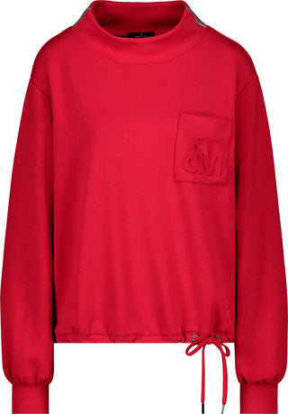 Sweatshirt, deep red