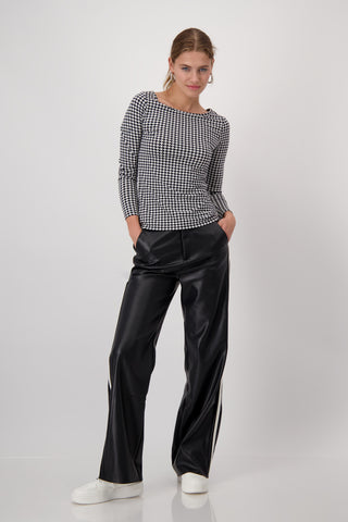 Pullover, schwarz gemustert