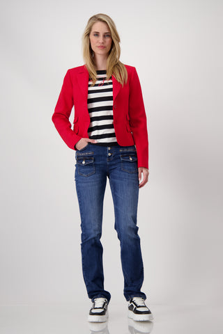 Blazer, deep red