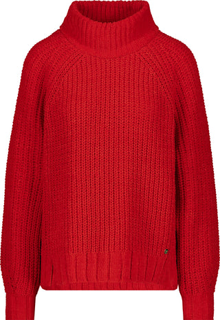 Pullover, deep red