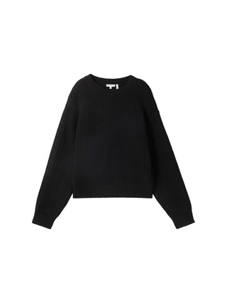 Strickpullover mit Pailletten