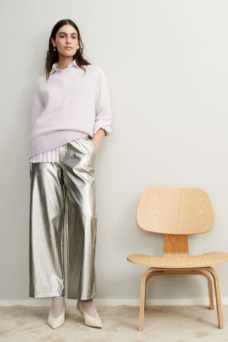 Culotte in Lederoptik