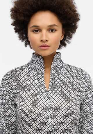 Bluse Satingewebe Langarm