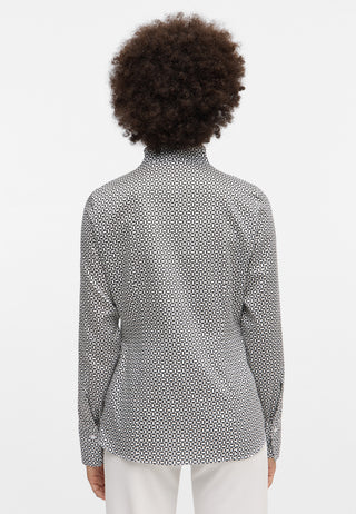 Bluse Satingewebe Langarm