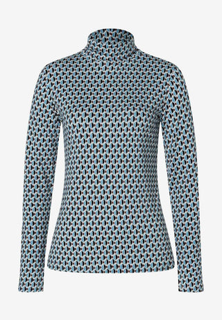 Rollkragenshirt  grafischer Print  Winter-Kollektion