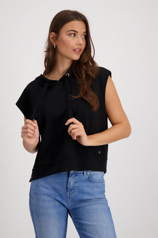 Sweatshirt, schwarz