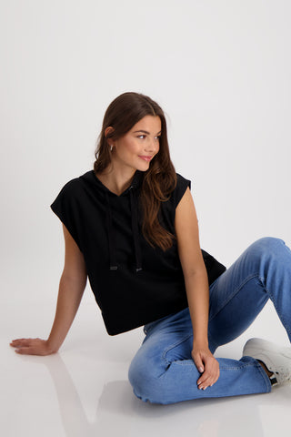 Sweatshirt, schwarz