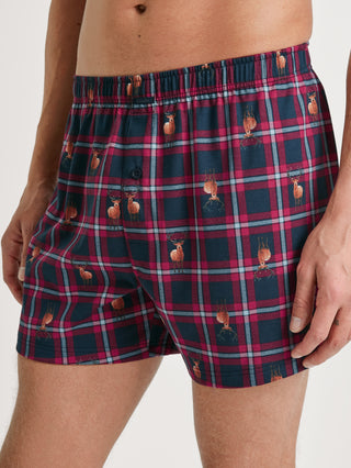 HERREN Boxer Short, dark sapphire