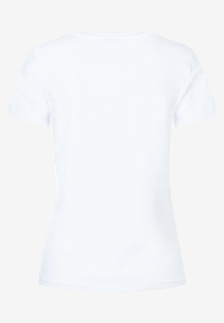 T-Shirt mit Frontprint  weiß  Frühjahrs-Kollektion