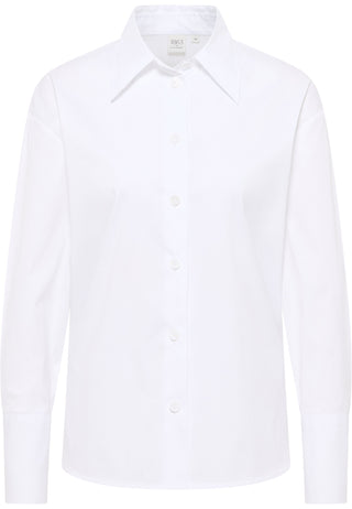 Signature Shirt Bluse Popeline Langarm