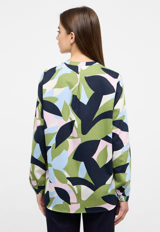 Bluse Satingewebe Langarm
