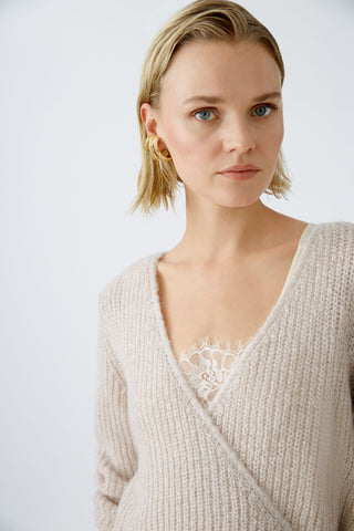 Pullover mit Wolle und Mohair