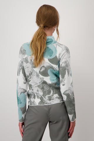 Pullover, peppermint gemustert