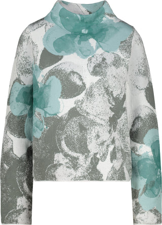 Pullover, peppermint gemustert