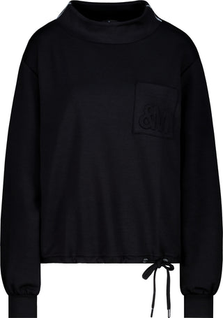 Sweatshirt, schwarz
