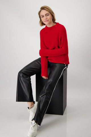 Pullover, deep red