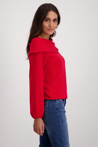 Sweatshirt, deep red