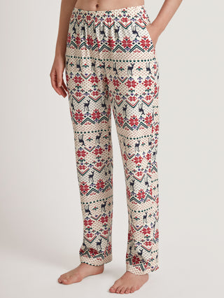 DAMEN Hose, charm cream
