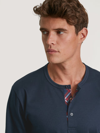 HERREN Pyjama, dark sapphire