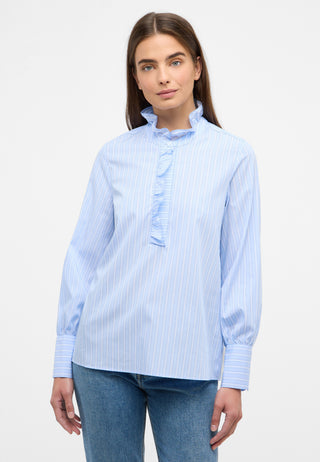 Bluse Popeline Langarm