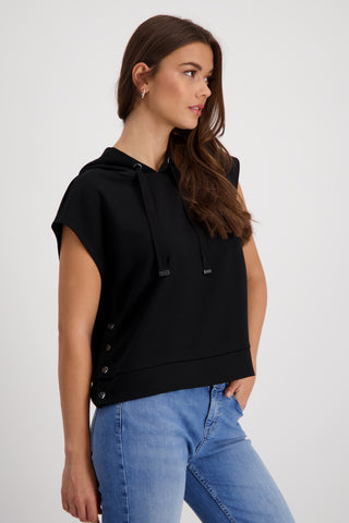 Sweatshirt, schwarz