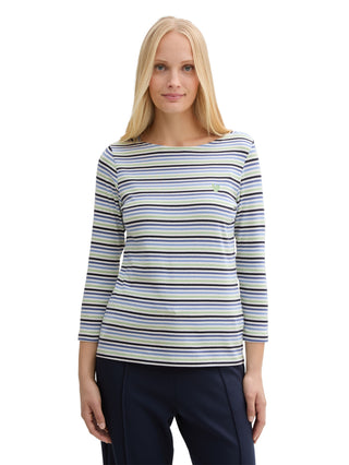 Langarmshirt mit Streifenmuster