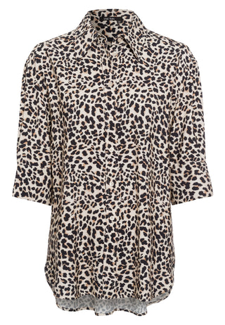 Hemd mit Leopardenprint
