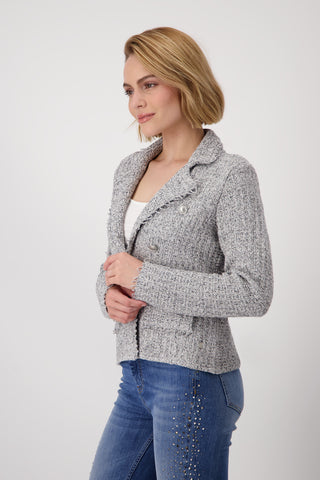Strickjacke, chrome