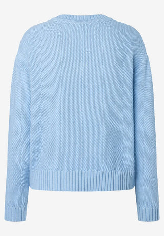 Struktur-Pullover  hellblau  Frühjahrs-Kollektion
