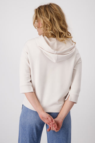 Sweatshirt, creamy beige