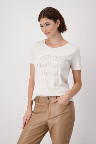 T-Shirt, creamy beige