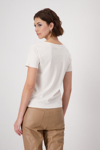 T-Shirt, creamy beige