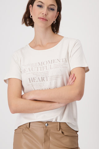 T-Shirt, creamy beige
