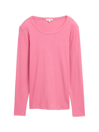 Basic Langarmshirt mit Rundhalsausschnitt