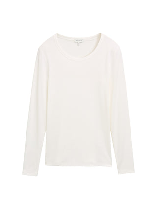 Basic Langarmshirt mit Rundhalsausschnitt