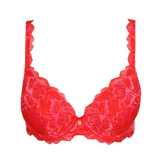 MANYLA Pixie Red Unterlegter BH Herzform