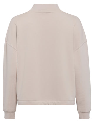Sweatshirt mit Tunnelzug und Band am Saum