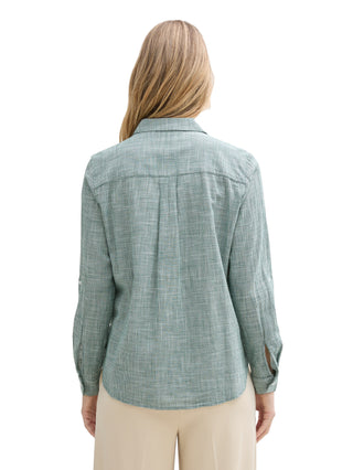 Bluse mit Brusttaschen