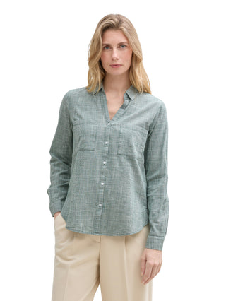 Bluse mit Brusttaschen