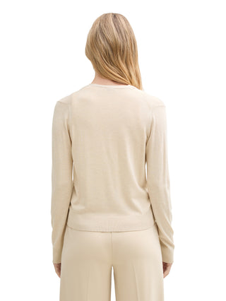 Cardigan mit V-Ausschnitt