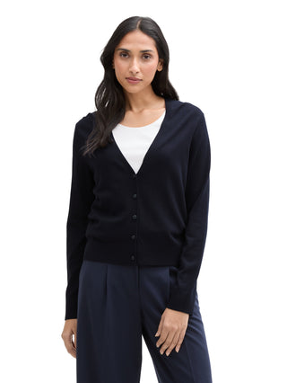 Cardigan mit V-Ausschnitt