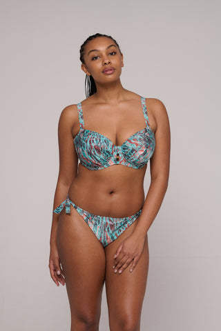 RIYAD Turquoise Seas Bikini Hüftslip mit Schnüren