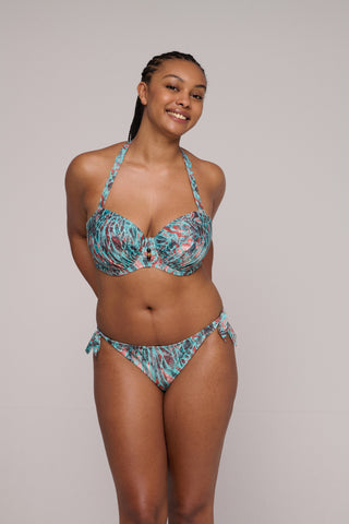 RIYAD Turquoise Seas Bikini Hüftslip mit Schnüren