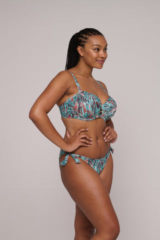 RIYAD Turquoise Seas Bikini Hüftslip mit Schnüren