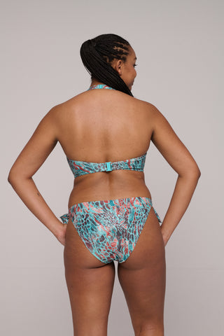 RIYAD Turquoise Seas Bikini Hüftslip mit Schnüren