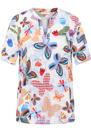 Bluse Viskose Kurzarm