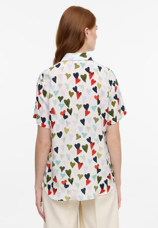 Bluse Viskose Kurzarm