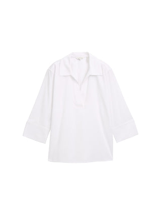 Loose Fit Bluse mit Kragen