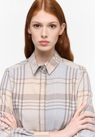 Bluse Flanell Langarm