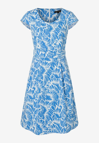 Printkleid  blau/weiß  Frühjahrs-Kollektion